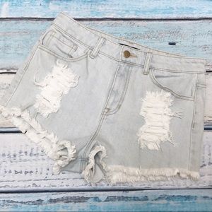 Forever 21 Shorts 28 Distressed Super Short